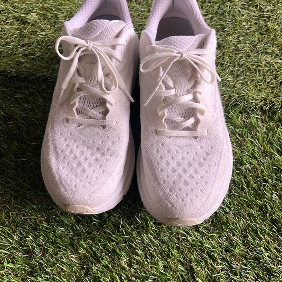 Hoka All-White Athletic Sneakers - Picture 12 of 12